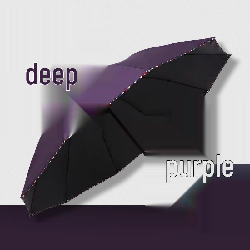 Extra Large Black Glue Edge Business Umbrella - 10 Ribs, British Style, Rain & Sun Protection, Customizable Logo, Perfect for Gifting & Advertising