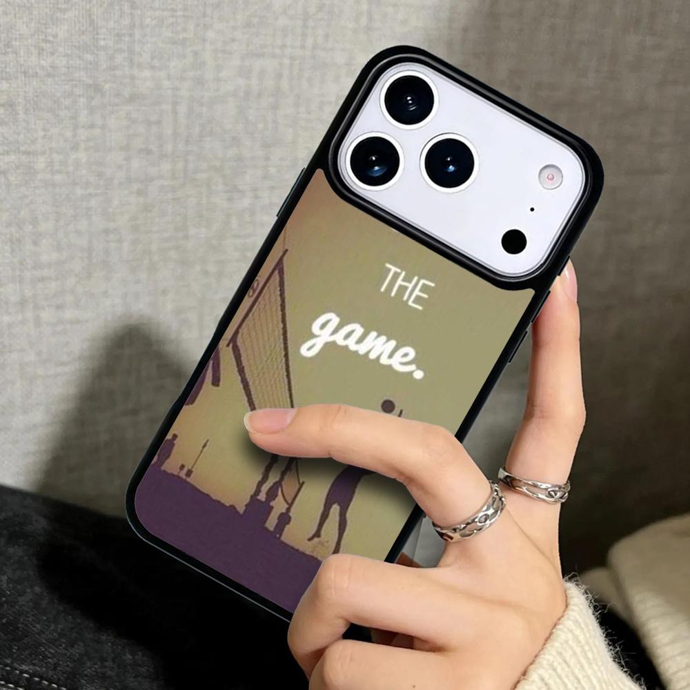 Capa Case for iPhone 17 Air 16 Pro Max 15 Plus 11 13 Mini 14 12 Back Phone Cover Volleyball Sports fashion