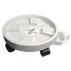 Round Plastic Rolling Flower Pot Tray with Drainage and Water Collection