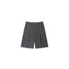 Gray Dying Cotton Bermuda Shorts Cwpam25375gyd