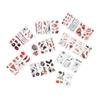 28pcs Halloween Tattoo Stickers Scar Pumpkin Pattern Waterproof Fake Tattoo Stickers