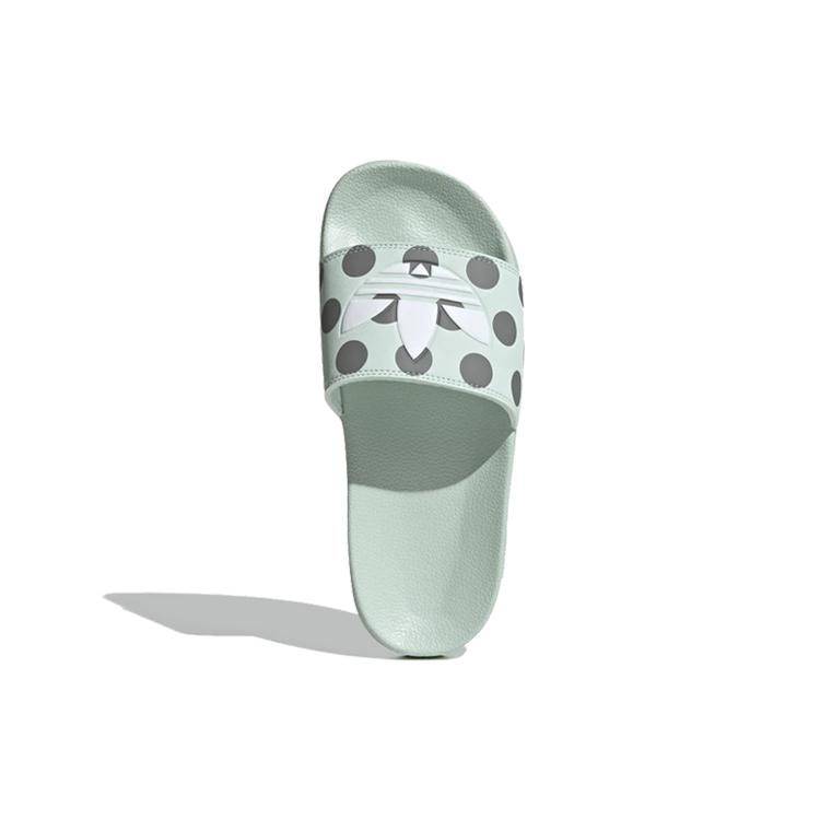 Adidas Adilette Slides 'Dash Green Polka' Women's FU9150