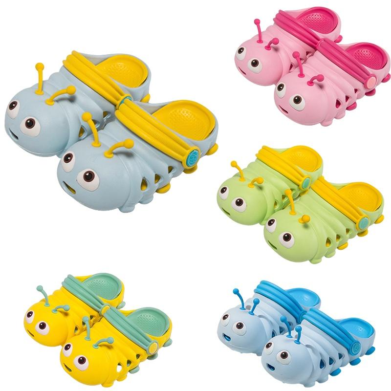 Kinder Niedliche Raupen-Sandalen Weiche Bequeme Schuhe für Kleinkinder Kinder Rutschfeste Strand-Wasserschuhe