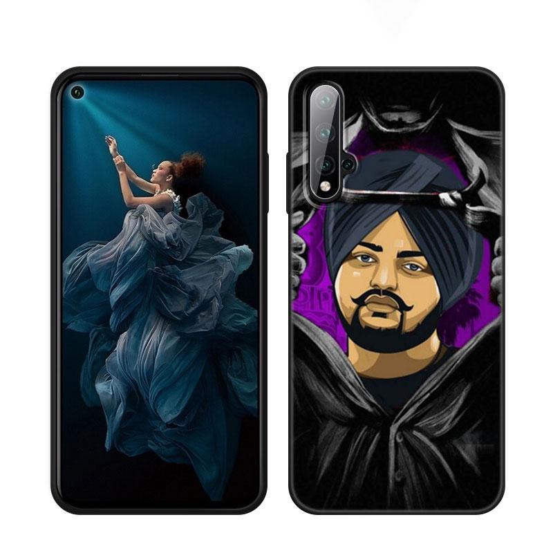Sidhu Moose Wala Schwarze Handyhülle Für Honor 70 90 Lite X40 GT X50 i X5 Plus X6A X6S X7A X8A X8B X6 X7 X8 X9 4G X9A X9B 5G