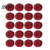 Modern Autumn Table Decor 20 PCS Velvet Pumpkin Decorative Ornaments, Multi-Color Artificial Fall Harvest Centerpieces for Mantel Shelf, Farmhouse