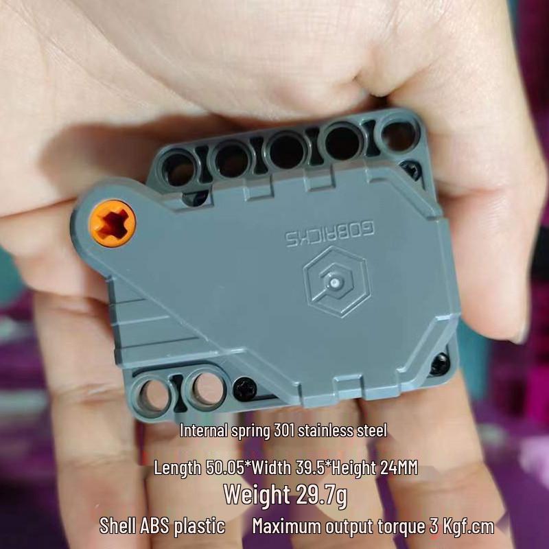Compatible Pull-Back Motor for LEGO Technic 12799 Domestic Building and 12787c01 Treasure Chest Parts (6x5x3)