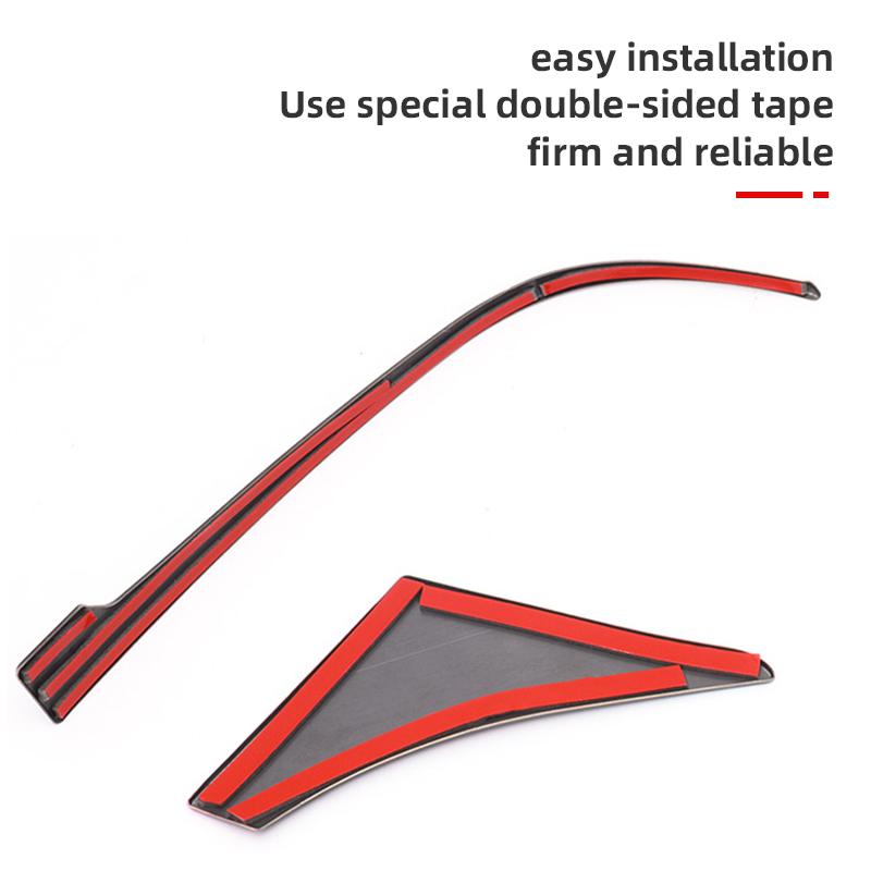 For Toyota Camry 70 XV70 2018~2026 Hybrid Car Rearview Mirror Frame Bright Bar Anti-scratch Protect Strip Decoration Accessories