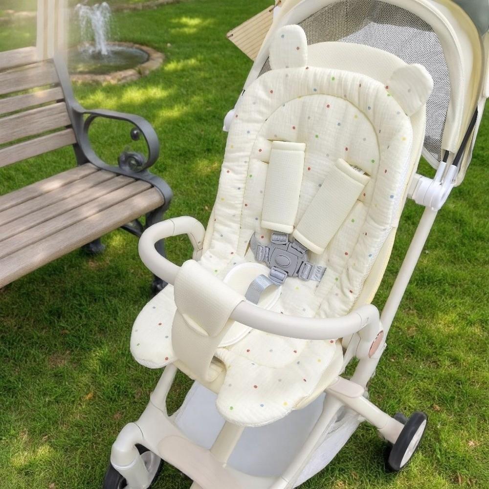 Breathable Stroller Accessories Soft Pushchair Insert Mat Baby Stroller Seat Cushion  All Seasons