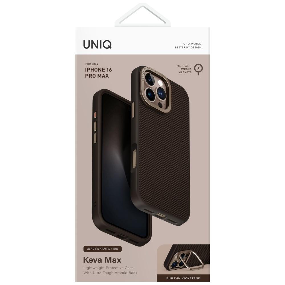 Etui do iPhone 16 Pro Max UNIQ Magclick Charging Brązowy