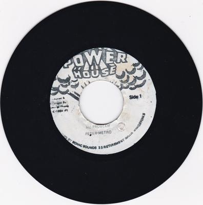 7inch Record PETER METRO - No Problem NONE Power House Jamaica Reggae, Ska & Dub Used