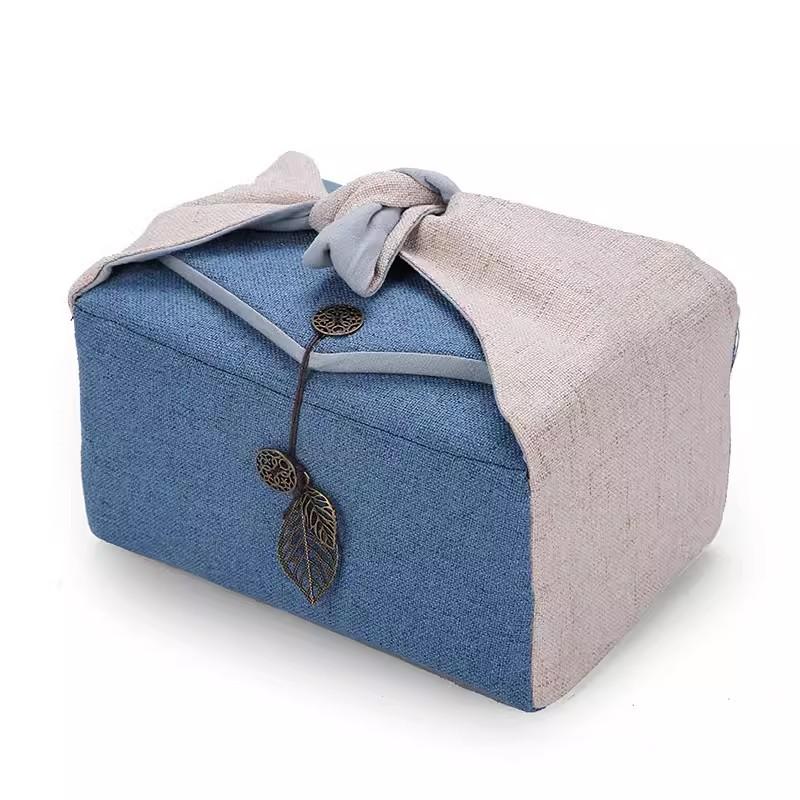 Портативная дорожная сумка для хранения хлопок и лен тканевый чехол для 1 чайника на 4 чашки пакет для чайного чайника портативная сумка для чехлов для чая 3164₽
