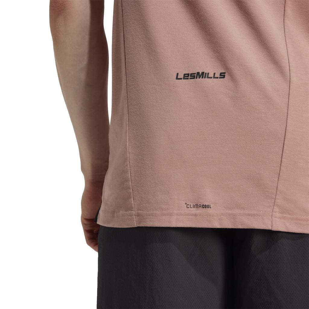 Adidas Les Mills Grafické tílko JRS33 KRL50 Warm Clay Pánské (JJ1436) J/L