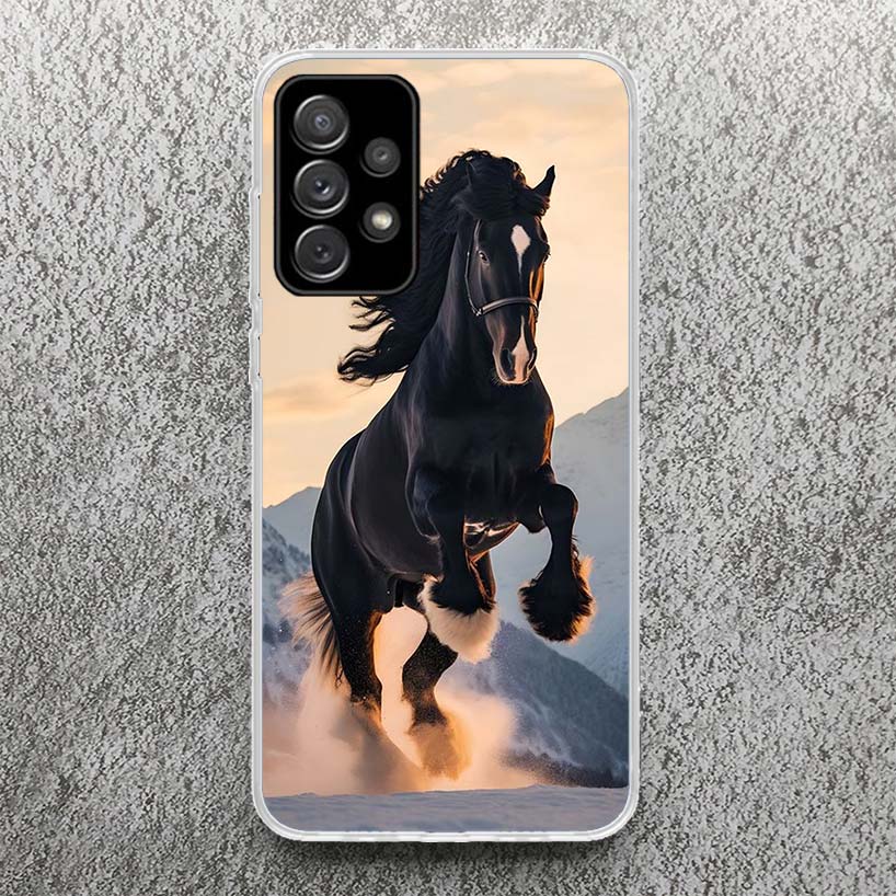 

Animal Black Horse Phone Case for Samsung Galaxy A16 A15 A14 A13 A56 A55 A54 A53 A36 A35 A34 A33 A26 A25 A24 A23 A05S A14 A54 A1 Samsung A73