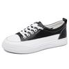 The First Layer of Cowhide Leather Little White Shoes for Women's Spring and Summer New Versatile Board Shoes Flat-soled Sports