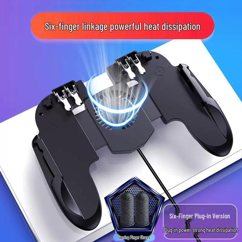 Elite Mobile Gaming Controller: New High-Energy Four-Finger & Six-Finger Modes for All Heroes
