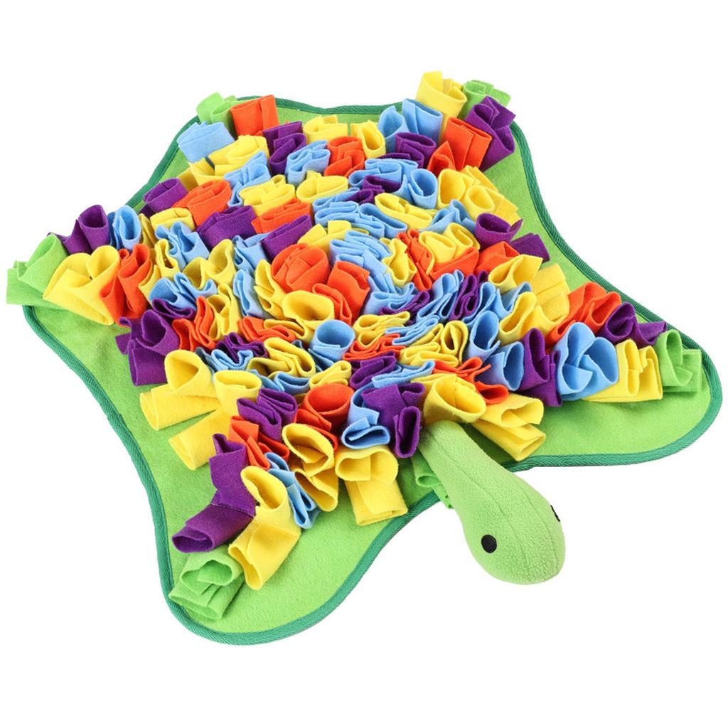 Turtle Pet Snuffle Mat Dog Olfactory Training Pad Puzzle Slow Feeder Toy