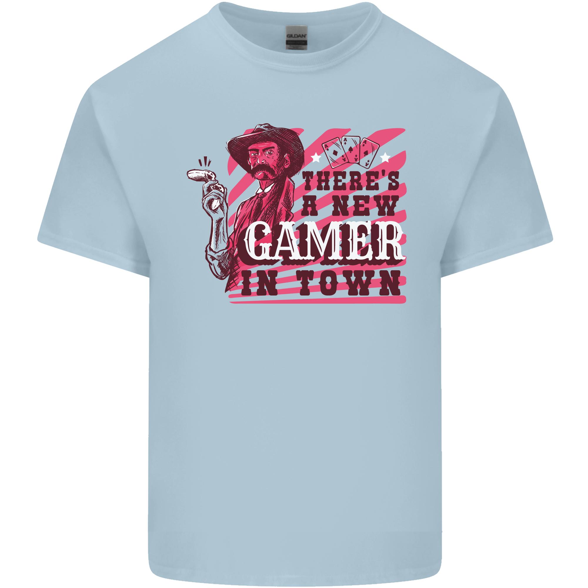 Theres a New Gamer in Town Gaming Unisexs Light Cotton TShirt S