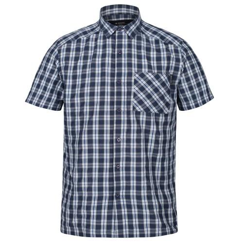 Regatta Mens Mindano V Short Sleeved Checked Shirt