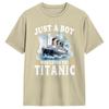Who Just Love The RMS Titanic Cotton T Shirt For Unisexs Summer Y2K TShirts ONeck Harajuku Tees Oversized Hot Sale Clothing