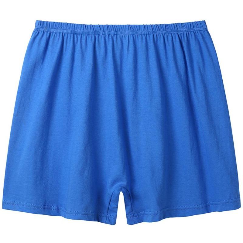 Pánské boxerky Jednobarevné klasické bavlněné spodní prádlo Pohodlné prodyšné rohové kalhoty