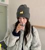 Autumn Winter Hats For Women Puppy Embroidered Knitted Beanie Ear Protection Cold Proof Keep Warm Baggy Cap Female New