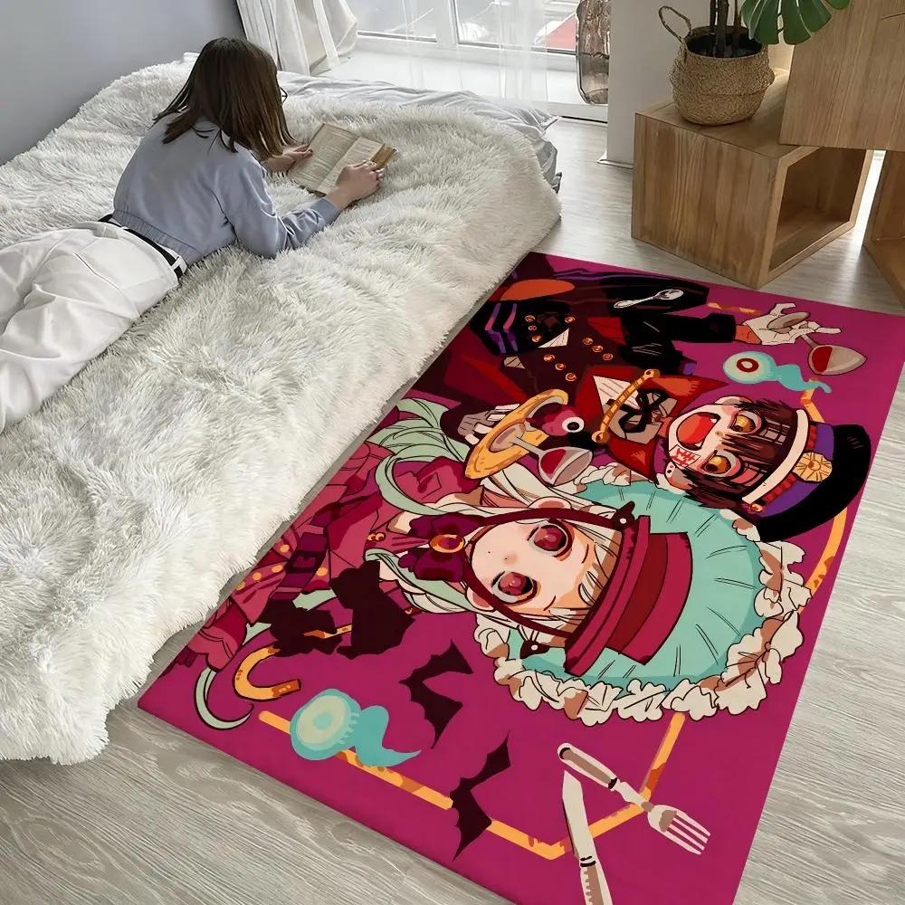 Toilet-Bound Hanako-kun Season 2 Thickened Absorbent Non-Slip Floor Mat Bedroom Living Room Door Mat Flannel Rug