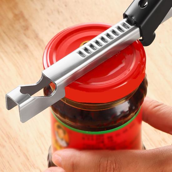 Jar Opener Can Opener for Weak Hands Seniors Arthritic Hands Non-Slip Rubber Gear Cover Lid Remover Beer Opener