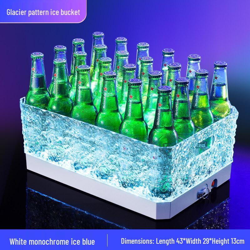 ZISIZ Osvětlený kbelík na pivo LED