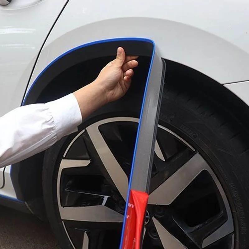 Universelle Auto-Kotflügel-Verbreiterungs-Kollisions-Kratzfeste Streifen Radlauf-Gummi-Schutzstreifen Auto-Außendekorationen