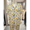 BARBARA Cream Flower Men Pajama Amp4619b