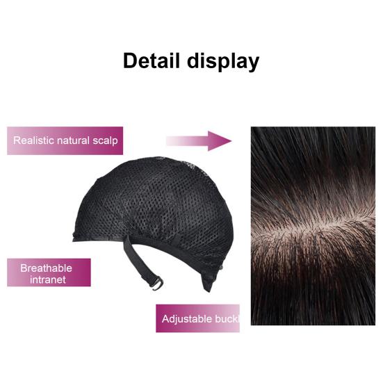 Women Long Straight Wig Middle Part Natural Looking Silky Heat Resistant High Temperature Fiber Ladies Black Brown Synthetic Hair