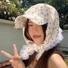 Sweet Lace Headscarf Caps French Pastoral Style Baseball Cap Fashion Sun Hats  Summer