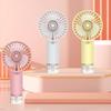 Handheld Misting Fan Portable Rechargeable Spray Fan with Long Battery Life Travel Cooling Fan with Multi-Level Wind and Spray Modes for Travel Home