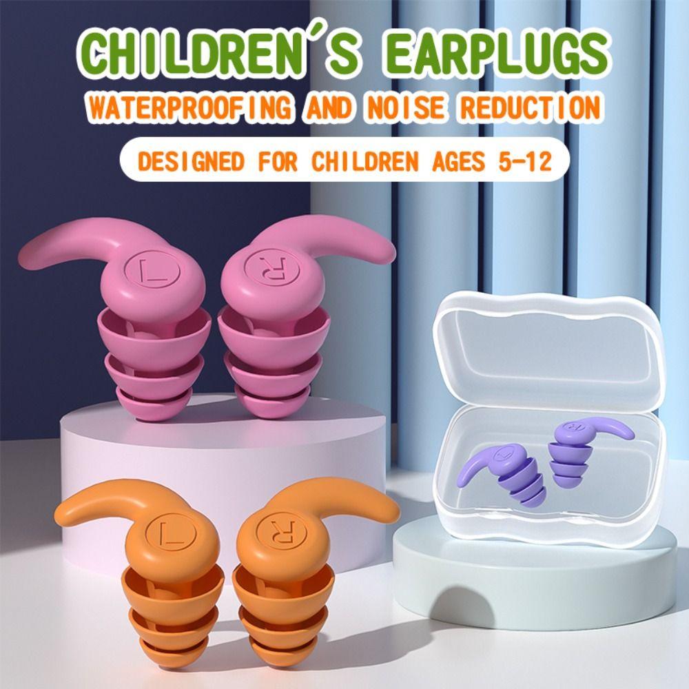 Anti-noise Sleep Soundproof Earplugs Silicone Noise Canceling Ear Plugs New Silent Earplugs  Home