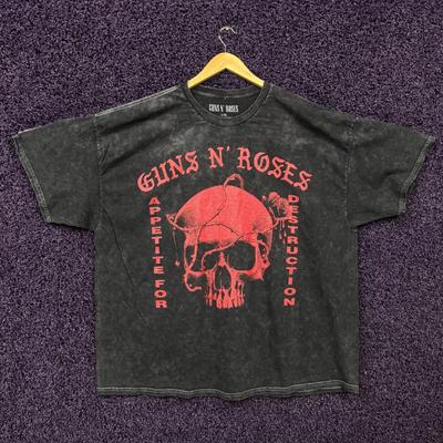 Guns N’ Roses Appetite for Destruction Mineral Wash Oversized T-Shirt Size L/XL