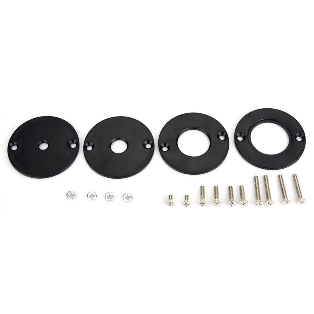 Aluminum Alloy Router Table Insert Plate 235mm x 120mm x 8mm Router Trimmer Plate For Woodworking
