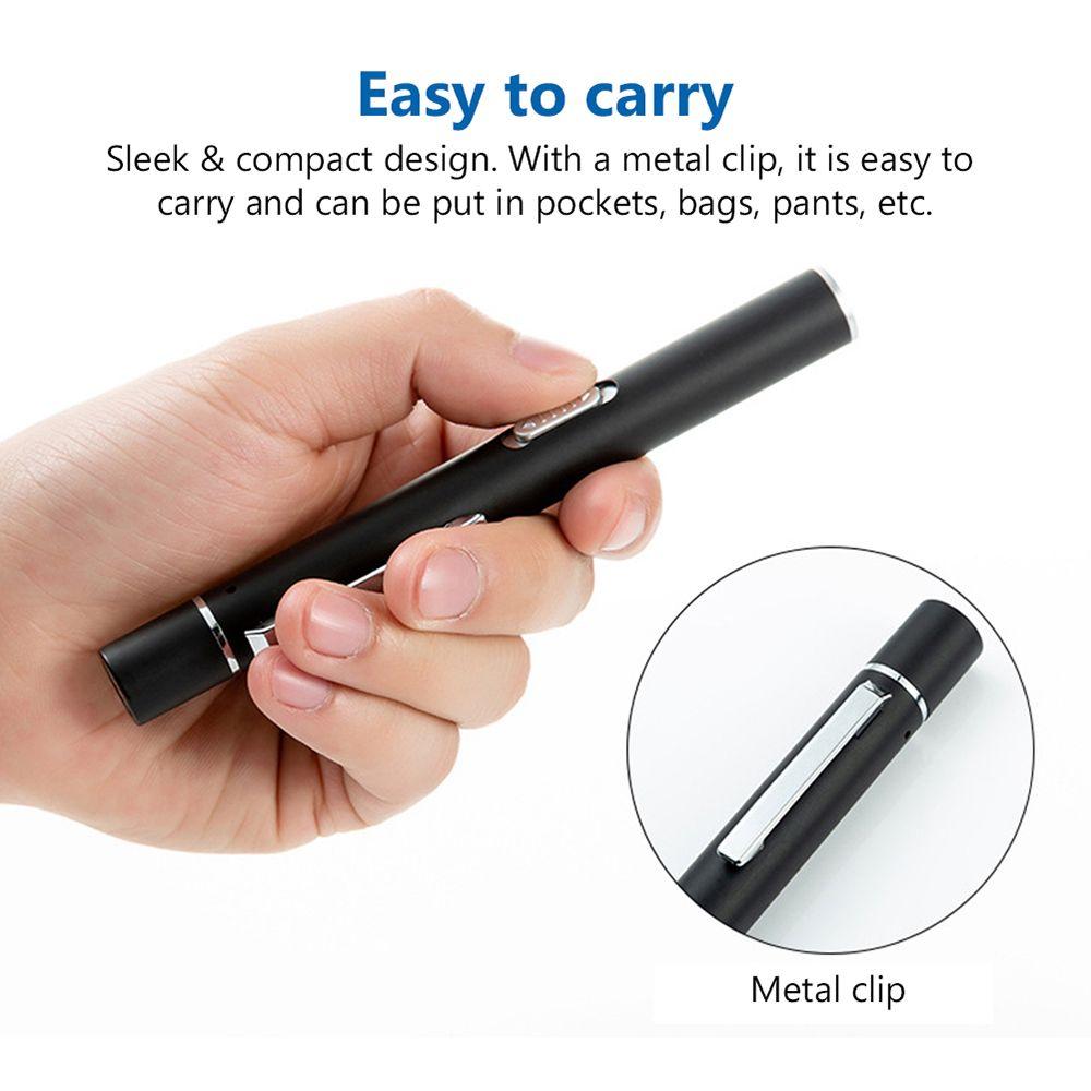 Dual Light Source Led Flashlight LED Torch Lamp Nursing Flashlight Medical Handy Pen Light