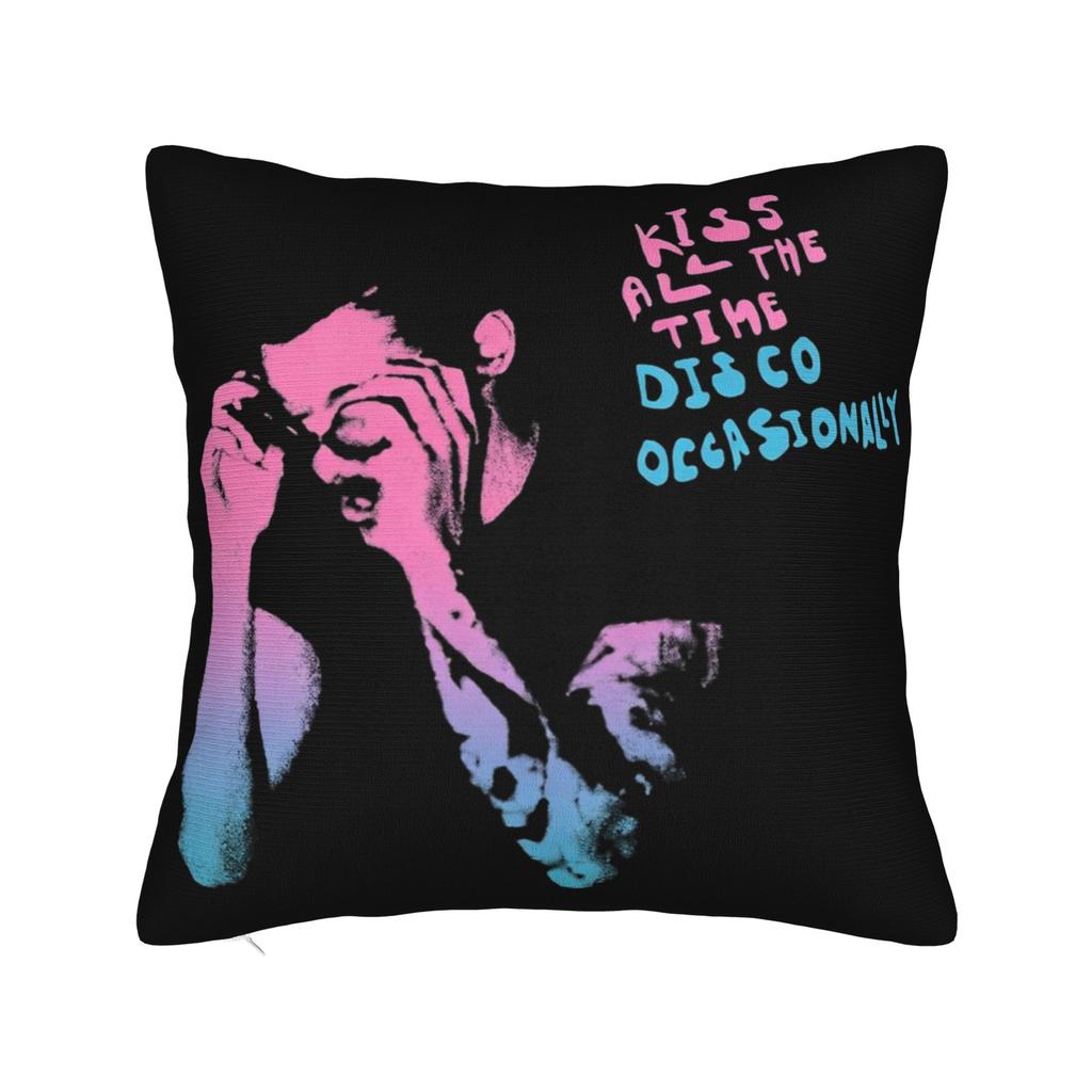 Harrys Styles Kiss All The Time Disco Occasionally Pillowcase Soft Fabric Cushion Cover Decorations Cat Pillow Case Cover Car