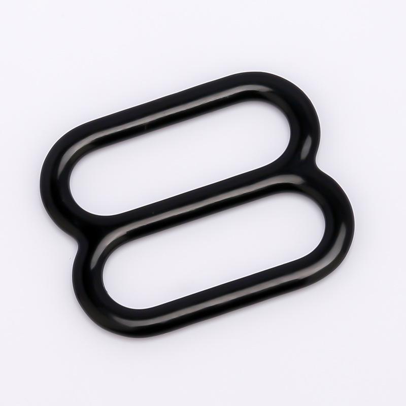 Adjustable Metal O-Ring Bra Strap Buckles, Japanese-Style, 8-Ring & 9-Ring Adjustment Accessories