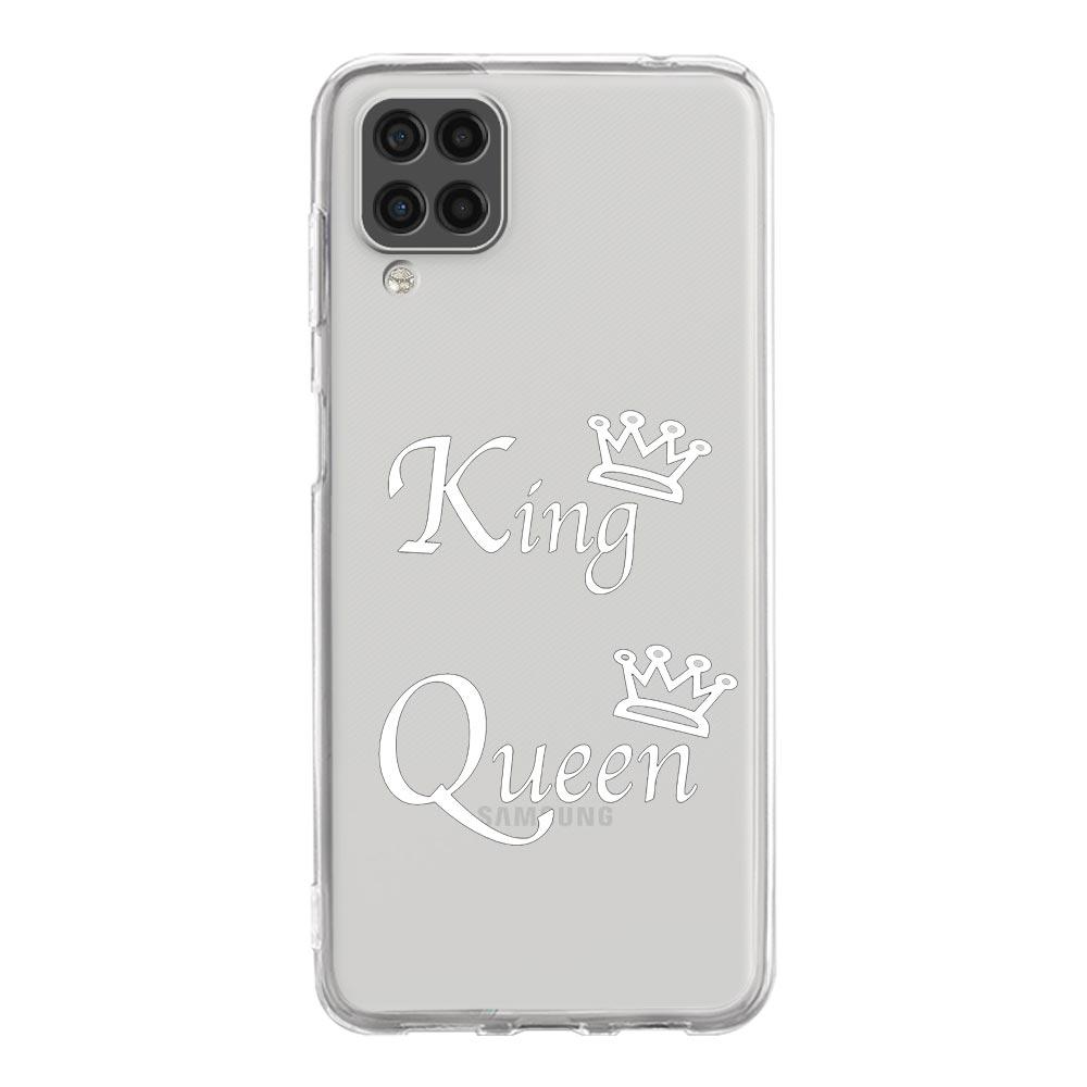 Phone Case For Samsung A13 A33 A35 A55 A73 A53 A23 A51 A71 A21S A12 A31 A41 A05s A03S A15 A25 5G Couple Style Crown king Queen