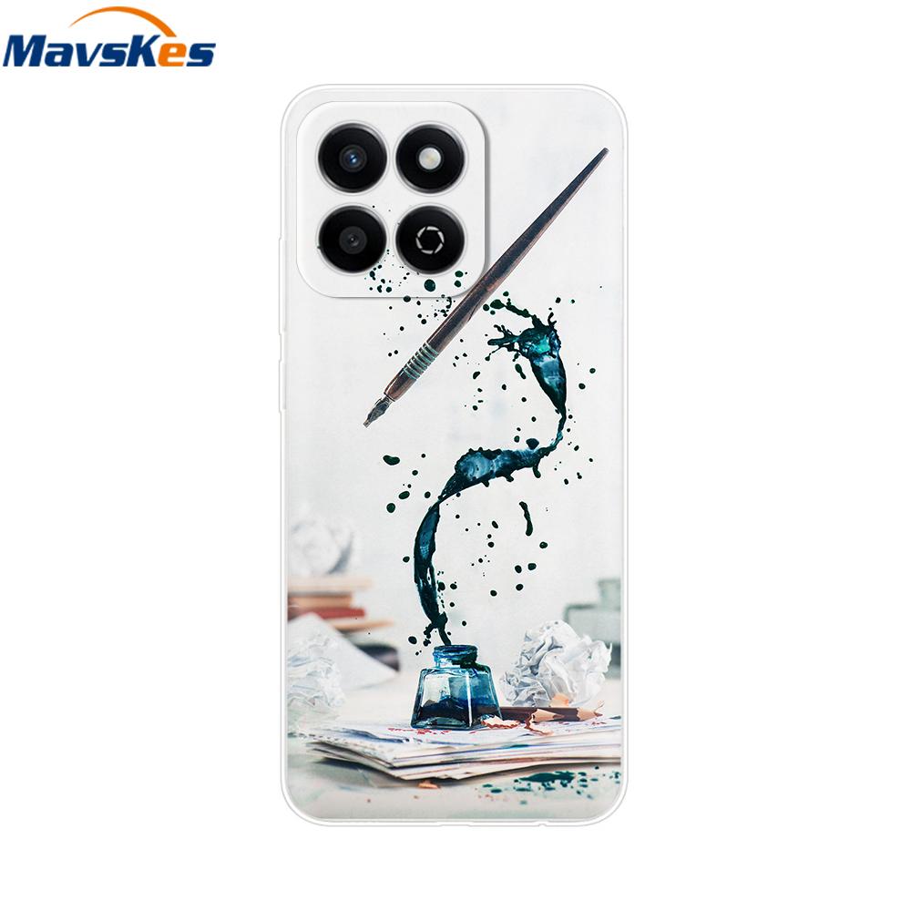 For Honor 200 Smart Case Luxury Painted Soft TPU Silicon Back Cases On for Honor200 Smart 200Smart Phone Shell Cover Bags 6.8''