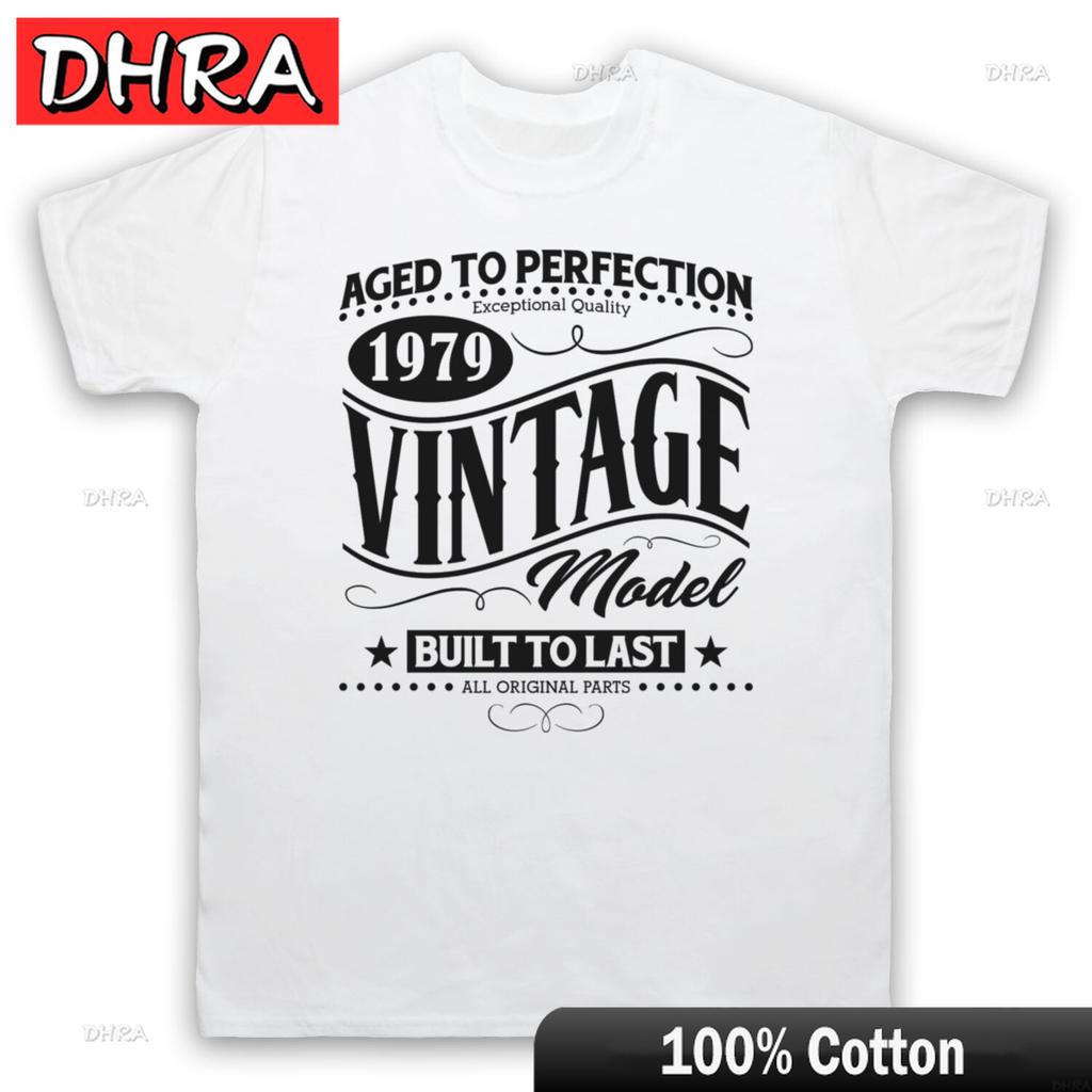 1979 VINTAGE MODEL BORN IN BIRTH YEAR DATE FUNNY AGE UnisexS WomenS TSHIRT Featuring Hombre Gift for Dad Tee Funny Classic Unisex