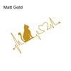Universal Car Body Vinyl Sticker Cat Electrocardiogram Graphics Decal DIY Style Auto Window Hood Tail Tuning Accessories