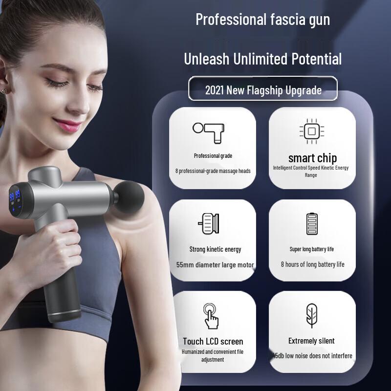KONKA Fascia Gun Deep Tissue Massager CN plug (adapter included)