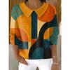 2025 Autumn/Winter Women's Solid Color V-neck Lapel Long Sleeve Loose Casual Top for Cross-border Fashion
