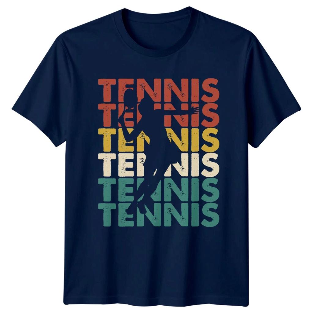 Retro Tennis T-Shirt Vintage Player Sport Lover Novelty Birthday Gift