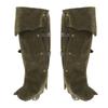 Leather Look Shin Guards Suede Texture Gaiter Unisex Design Leg Guards  Carnival Party