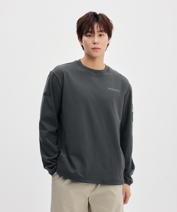 Функциональная мужская толстовка Discovery Expedition (Д.Грей) Dark Gray/95