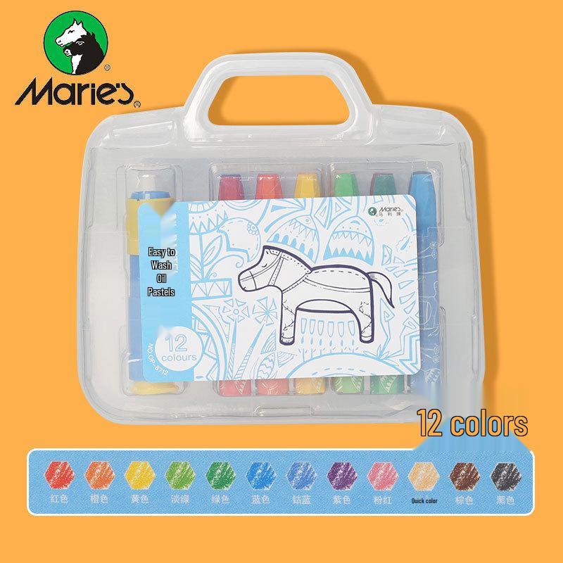 Mali Easiwashable Non-toxic Oil Pastels for Kids - Safe, Vibrant, DIY Art Supplies