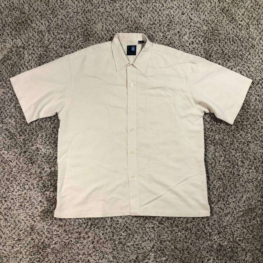 

VTG OC Ocean Current Men sz L Yellow Plaid Skateboarding Surf Shirt Button Up Unisex T-Shirt XXXXL